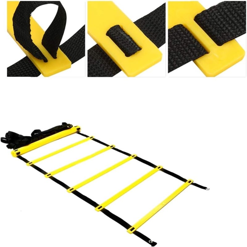 woobles Training Ladder, Durable Speed Training Agility Ladder Portable Footwork Exercise Tackle for Football Soccer Sports - Image 1